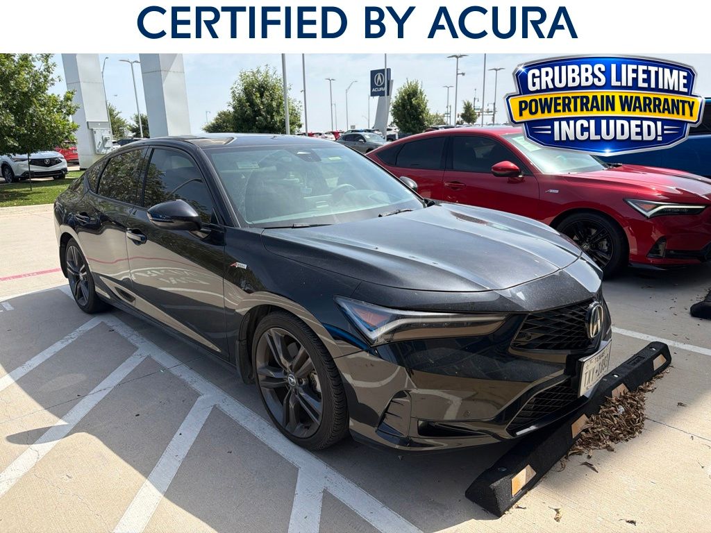 Majestic Black Pearl 2024 Acura Integra Sedan Front-Wheel Drive Continuously Variable Transmission