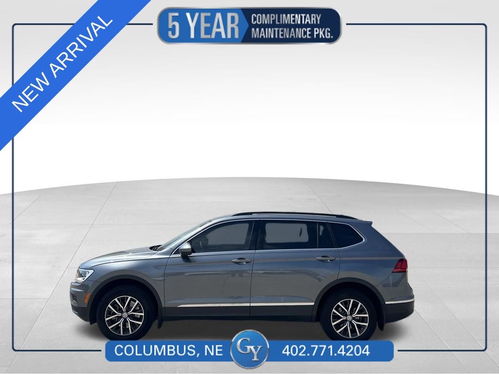 Platinum Gray Metallic 2020 Volkswagen Tiguan SUV / Crossover All-Wheel Drive 8-Speed Automatic
