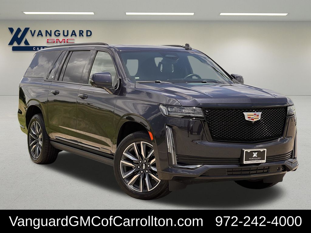 Galactic Gray Metallic 2023 Cadillac Escalade ESV SUV / Crossover Four-Wheel Drive Automatic