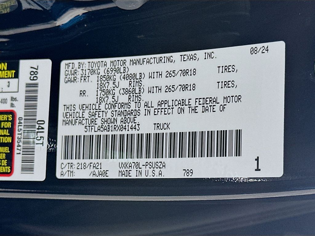 2024 Toyota Tundra SR5 32