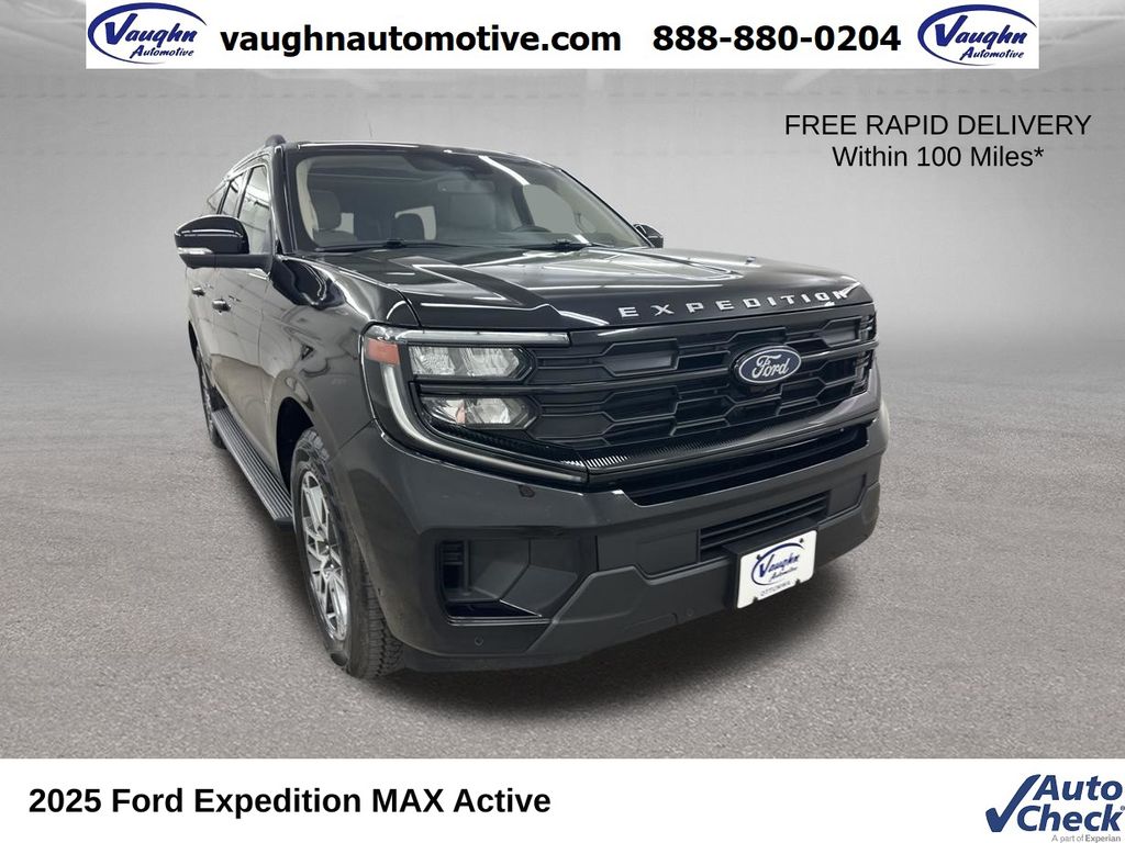 Agate Black Metallic 2025 Ford Expedition SUV / Crossover Four-Wheel Drive Automatic