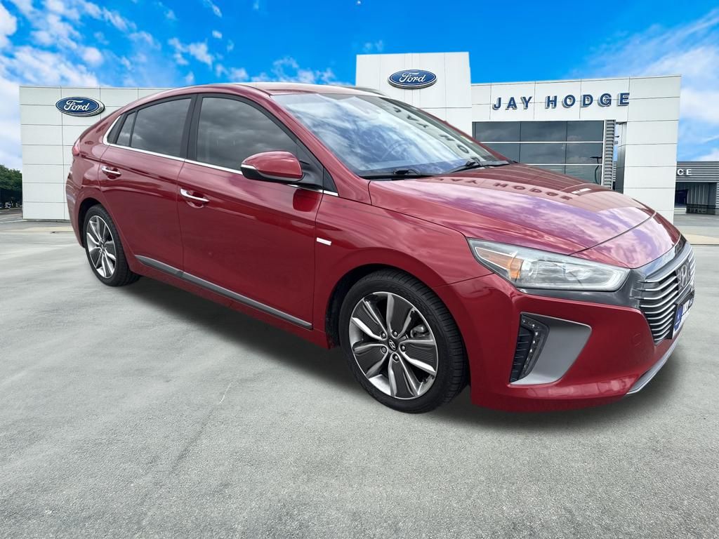 Scarlet Red Pearl 2019 Hyundai Ioniq Hybrid Limited FWD Hatchback Front-Wheel Drive 6-Speed Dual Clutch