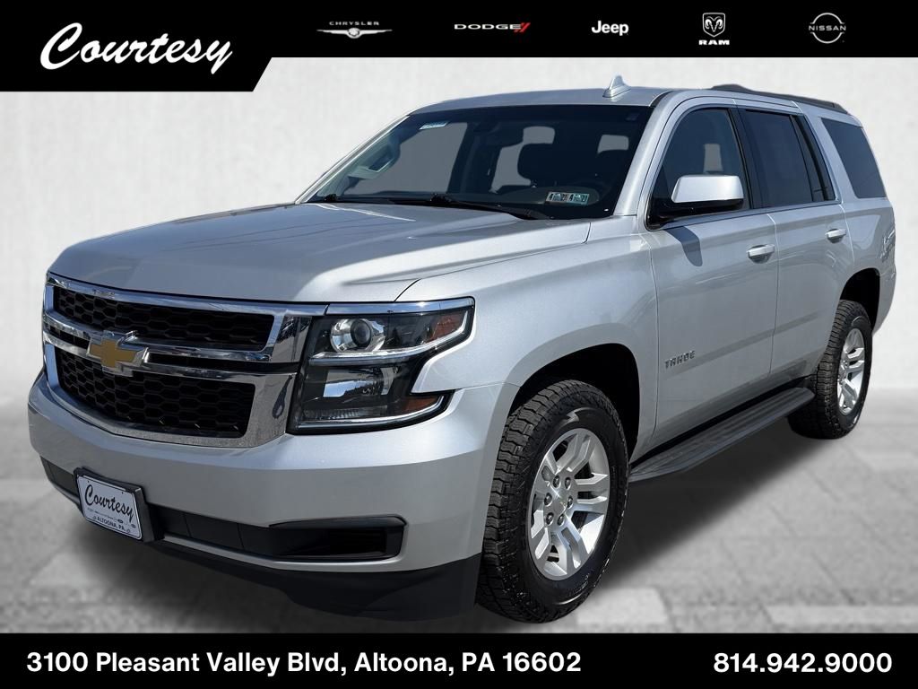 Silver Ice Metallic 2020 Chevrolet Tahoe LS 4WD SUV / Crossover Four-Wheel Drive 6-Speed Automatic Overdrive