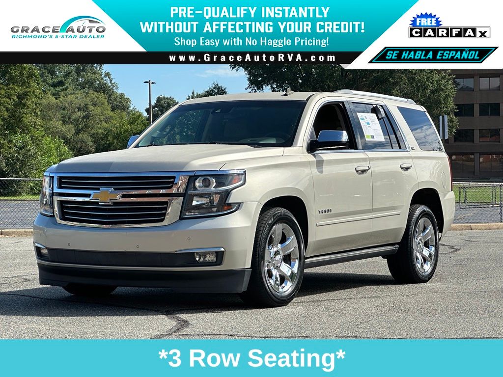 Champagne Silver Metallic 2015 Chevrolet Tahoe SUV / Crossover 4X2 6-Speed Automatic Overdrive