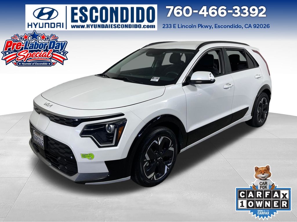 Snow White Pearl 2023 Kia Niro EV SUV / Crossover Front-Wheel Drive 1-Speed Automatic
