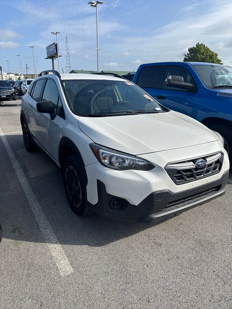 Crystal White Pearl 2022 Subaru Crosstrek SUV / Crossover All-Wheel Drive 6-Speed Manual