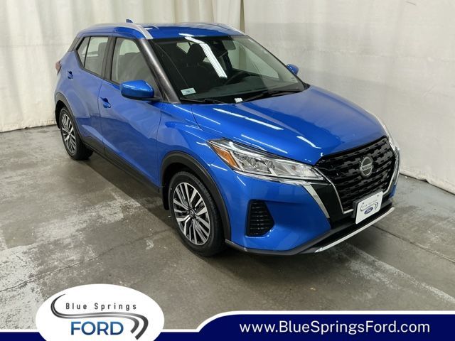 Electric Blue Metallic 2021 Nissan Kicks SV FWD SUV / Crossover Front-Wheel Drive Continuously Variable Transmission