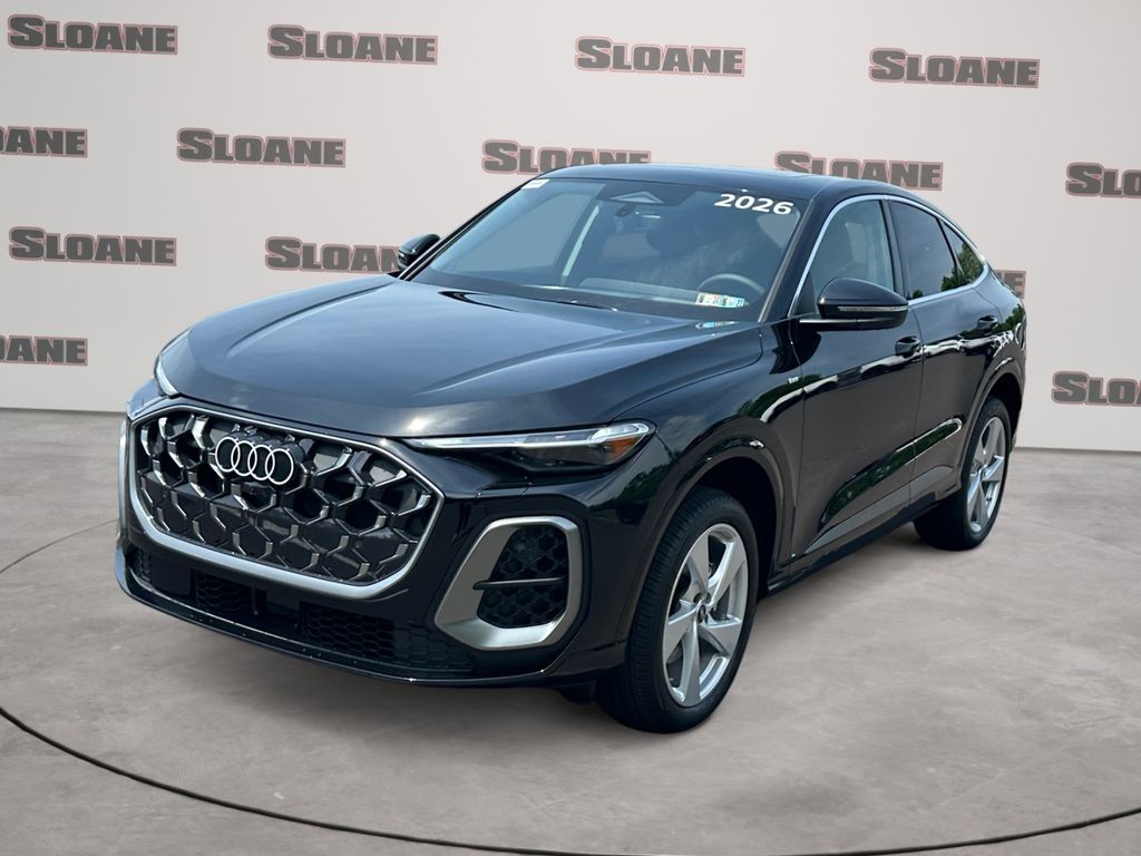 Mythos Black Metallic 2026 Audi Q5 Sportback Sedan All-Wheel Drive 7-Speed Automatic