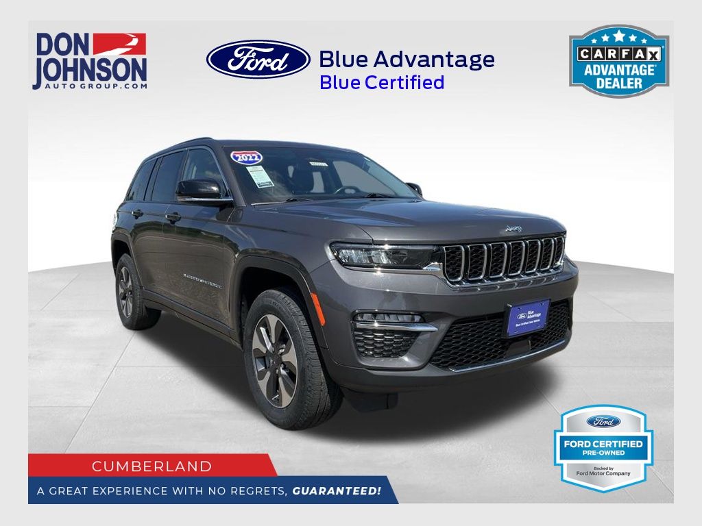 Baltic Gray Metallic Clearcoat 2022 Jeep Grand Cherokee 4xe SUV / Crossover Four-Wheel Drive 8-Speed Automatic