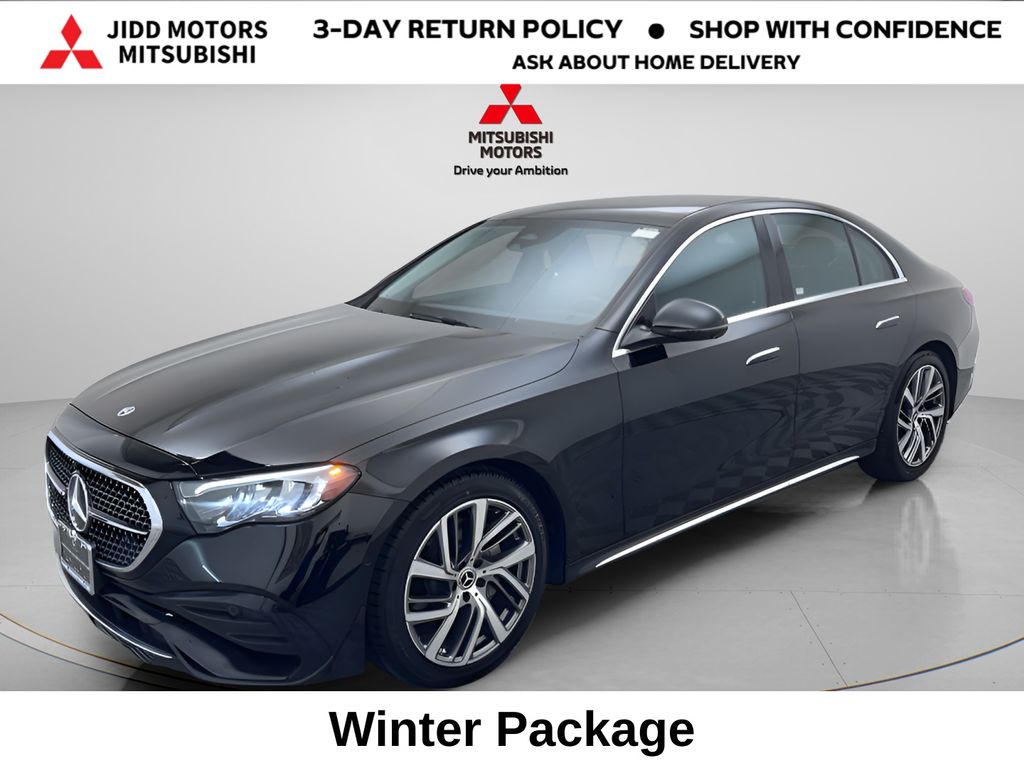 Black 2025 Mercedes-Benz E-Class Sedan All-Wheel Drive 9-Speed Automatic