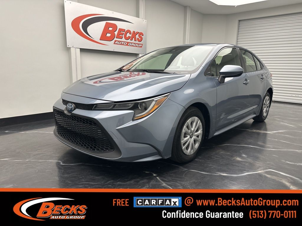 Celestite 2022 Toyota Corolla Hybrid Sedan Front-Wheel Drive Continuously Variable Transmission