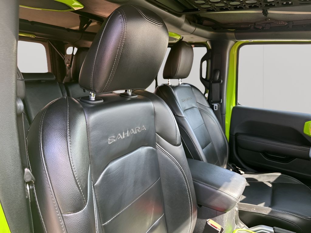 Used 2021 Green Jeep Unlimited Sahara 4xe image 14
