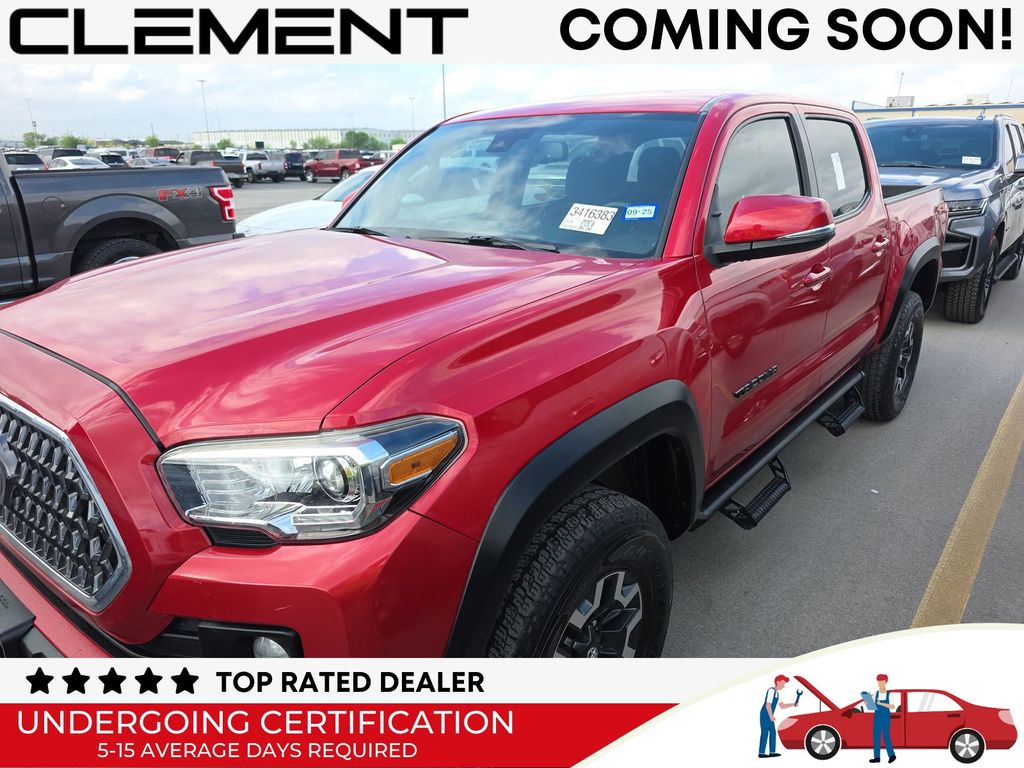 Barcelona Red Metallic 2018 Toyota Tacoma TRD Off Road Double Cab 4WD Pickup Truck Four-Wheel Drive 6-Speed Automatic