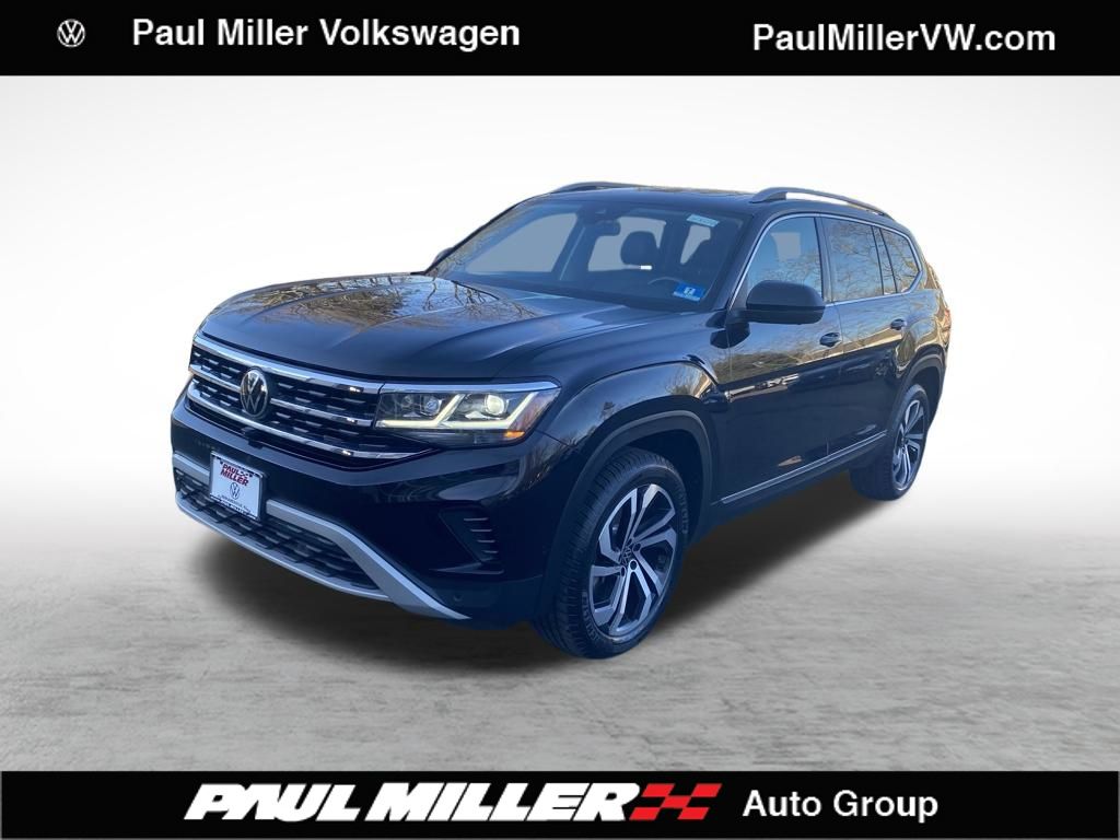 Deep Black 2021 Volkswagen Atlas V6 SEL Premium 4Motion SUV / Crossover All-Wheel Drive 8-Speed Automatic