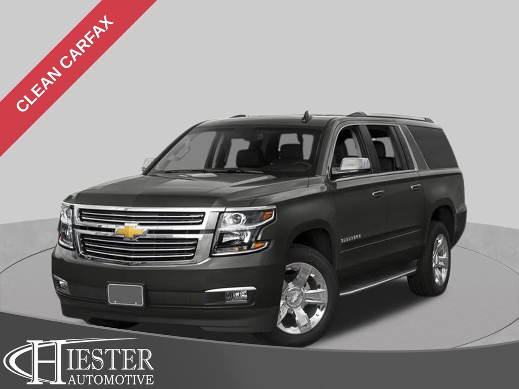 Summit White 2017 Chevrolet Suburban SUV / Crossover Four-Wheel Drive 6-Speed Automatic Overdrive
