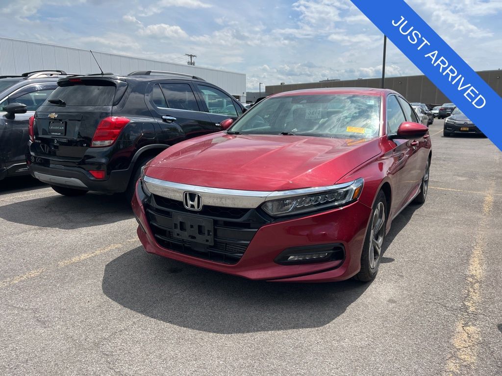 Radiant Red Metallic 2018 Honda Accord 1.5T EX-L FWD Sedan Front-Wheel Drive Continuously Variable Transmission