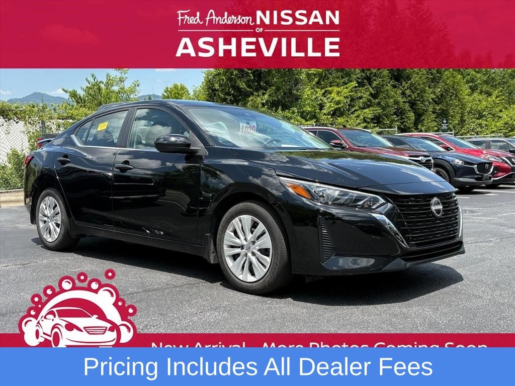 Super Black 2024 Nissan Sentra Sedan Front-Wheel Drive Continuously Variable Transmission