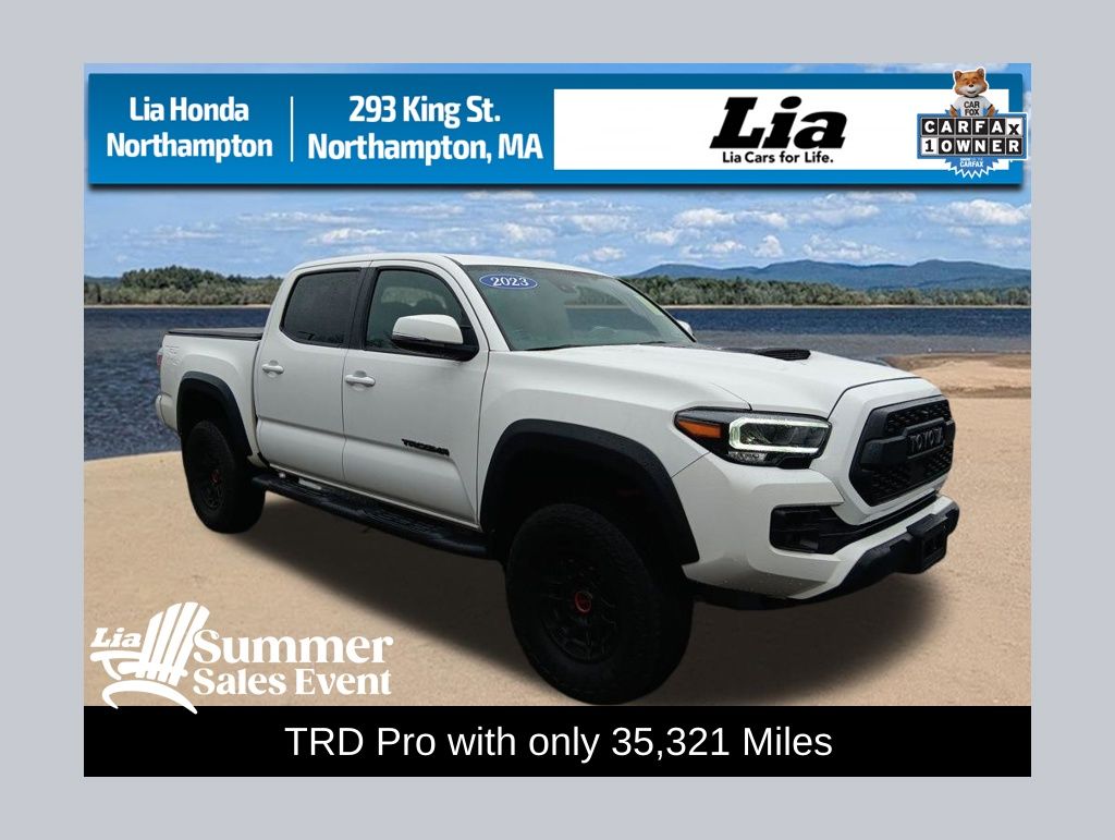 Ice Cap 2023 Toyota Tacoma TRD Pro Double Cab 4WD Pickup Truck Four-Wheel Drive 6-Speed Automatic