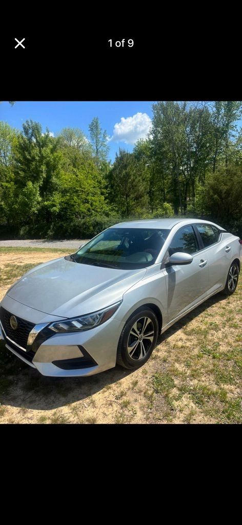 Brilliant Silver Metallic 2021 Nissan Sentra SV FWD Sedan Front-Wheel Drive Continuously Variable Transmission