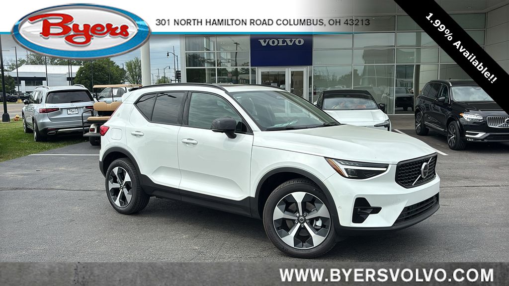 Crystal White with Black Roof 2026 Volvo XC40 SUV / Crossover All-Wheel Drive Automatic