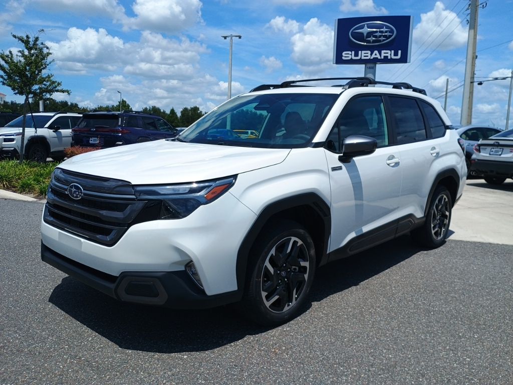 White 2026 Subaru Forester Hybrid SUV / Crossover All-Wheel Drive Continuously Variable Transmission