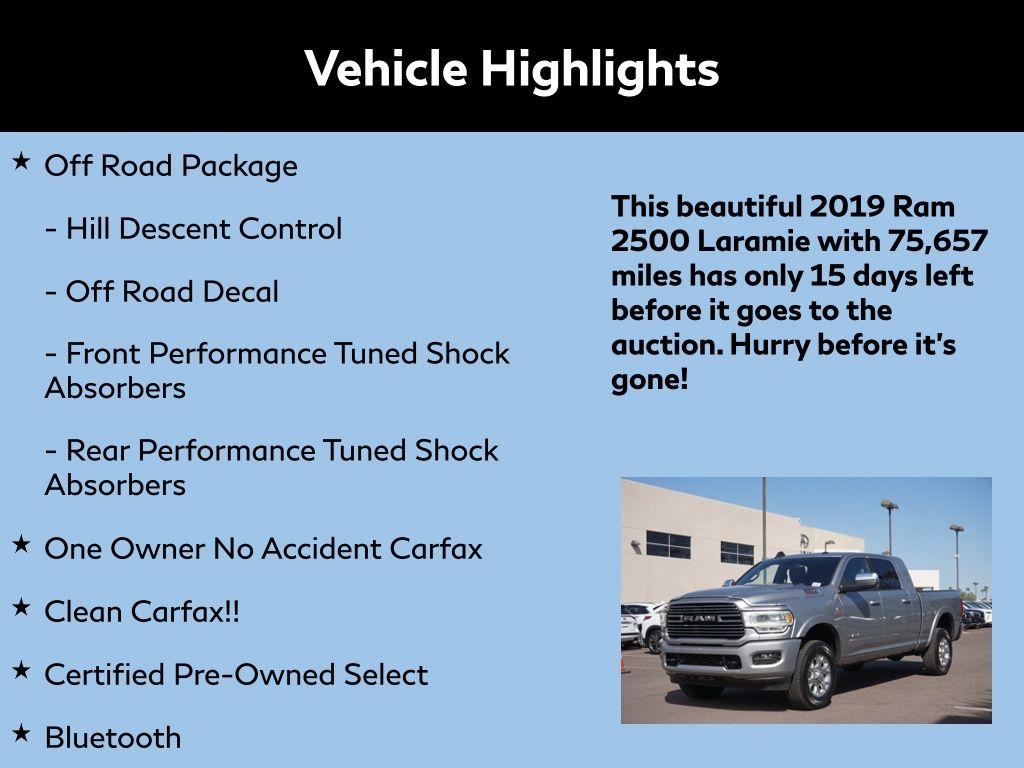 2019 Ram 2500 Laramie 2