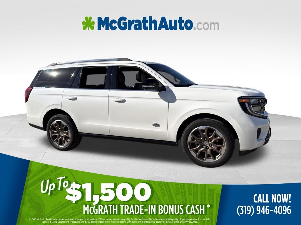 Star White Metallic Tri-Coat 2026 Ford Expedition SUV / Crossover Four-Wheel Drive Automatic