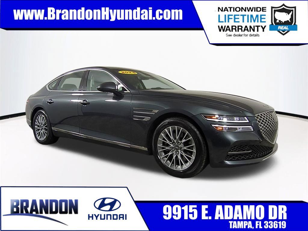 Green 2024 Genesis G80 2.5T AWD Sedan All-Wheel Drive 8-Speed Automatic