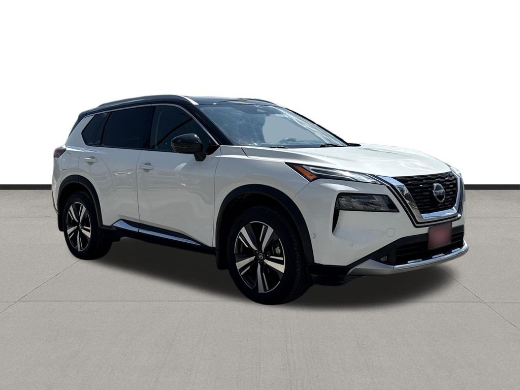 2021 Nissan Rogue Platinum White at DeMontrond Mazda