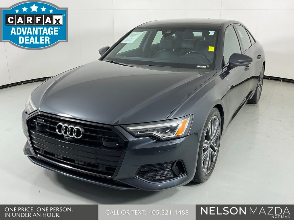 Gray Metallic 2023 Audi A6 quattro Premium Plus 45 TFSI Sedan All-Wheel Drive 7-Speed Automatic