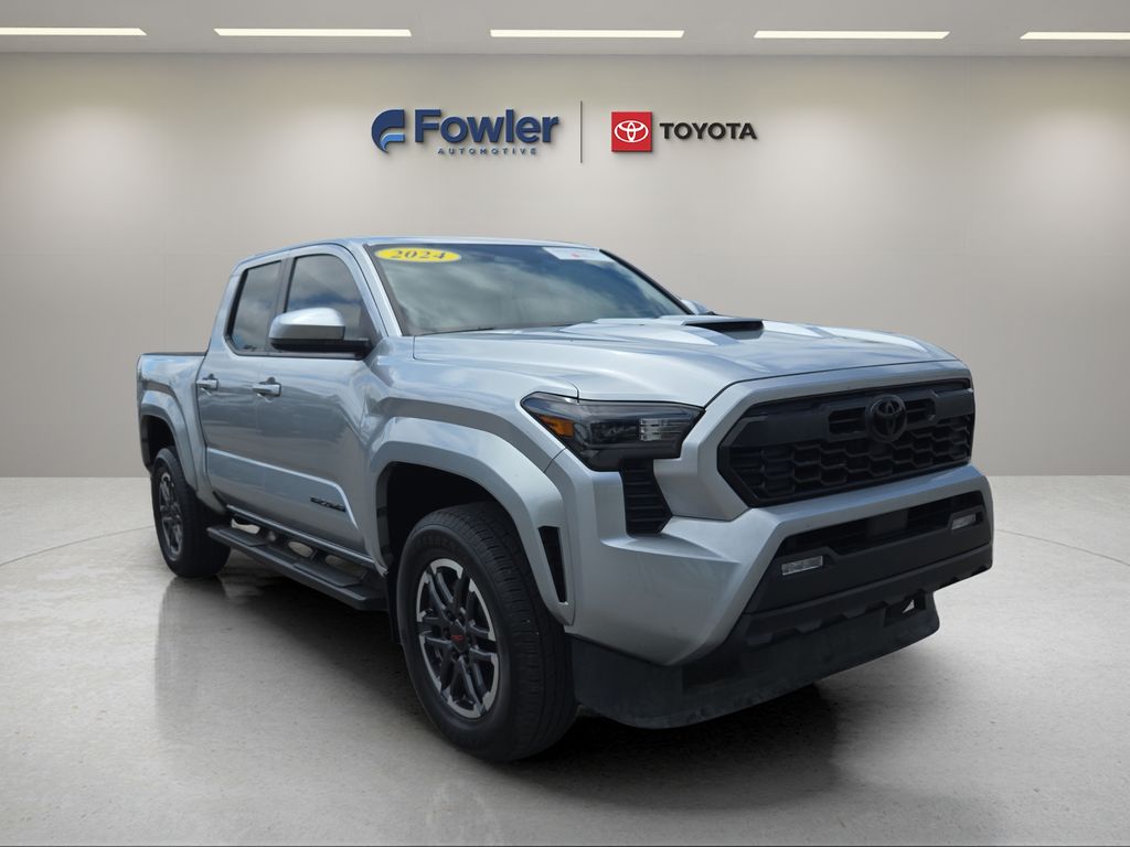 Celestial Silver Metallic 2024 Toyota Tacoma Pickup Truck Four-Wheel Drive 8-Speed Automatic