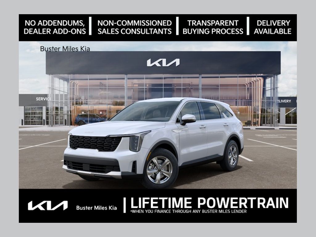 Glacial White Pearl 2026 Kia Sorento SUV / Crossover Front-Wheel Drive 8-Speed Automatic