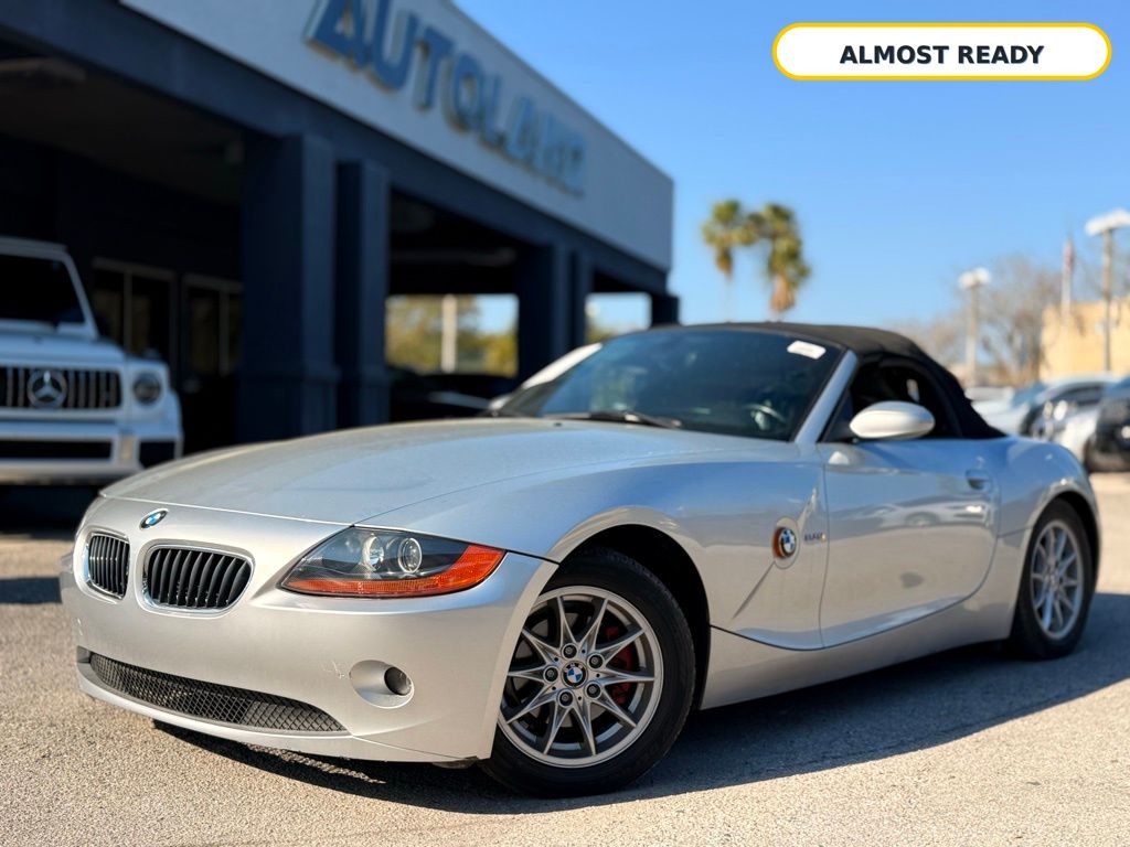 Titanium Silver Metallic 2003 BMW Z4 Convertible Rear-Wheel Drive 5-Speed Manual