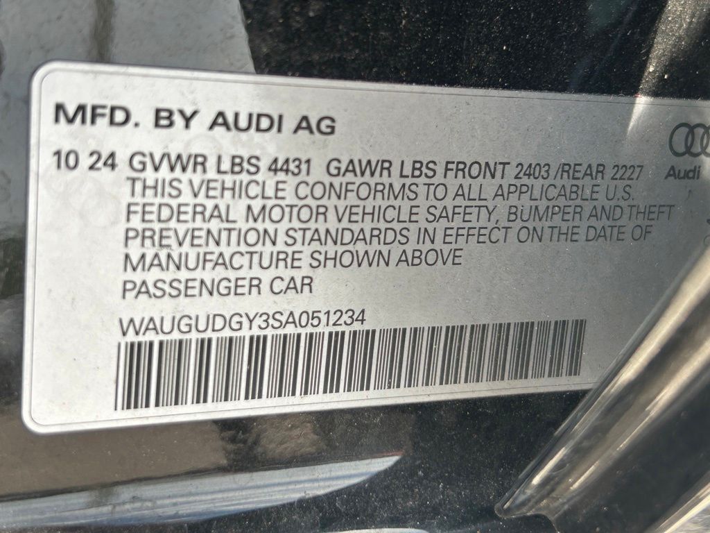 Certified Used 2025 Black Metallic Audi 40 Premium image 61
