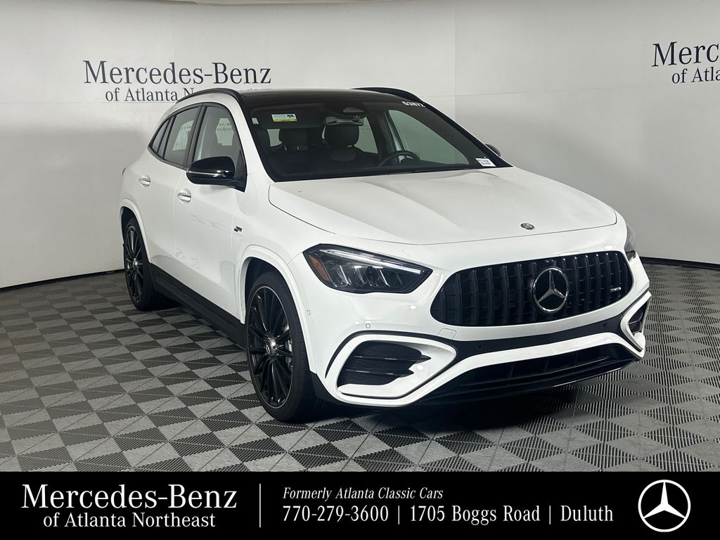Polar White 2026 Mercedes-Benz GLA AMG 35 4MATIC SUV / Crossover All-Wheel Drive 8-Speed Automatic