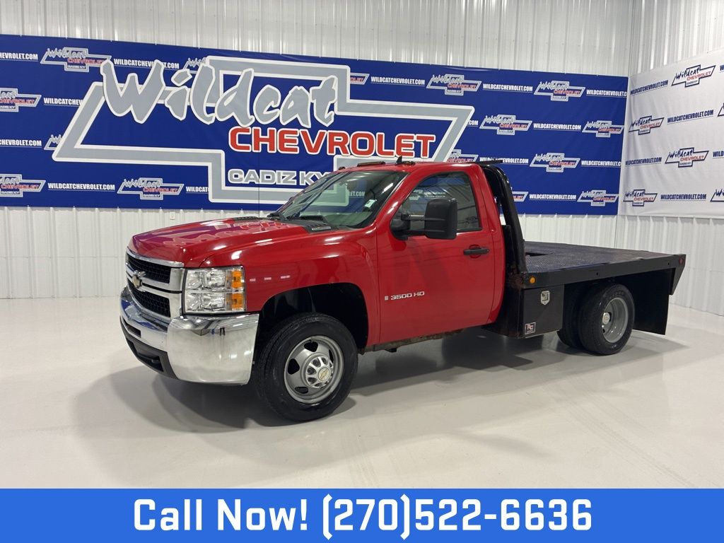 Victory Red 2009 Chevrolet Silverado 3500HD Chassis Work Truck 4WD Pickup Truck Four-Wheel Drive 6-Speed Automatic Overdrive