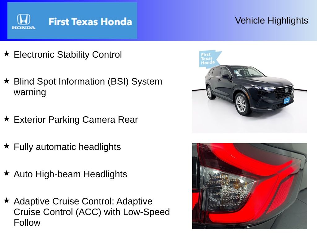 Used Car 2025 Honda Cr-v  Ex-l For Sale Under $40,000 In Austin, Texas