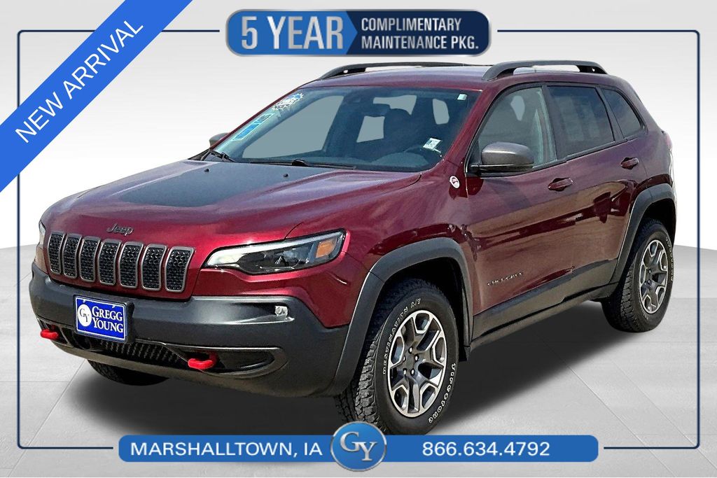 Velvet Red Pearlcoat 2021 Jeep Cherokee Trailhawk 4WD SUV / Crossover Four-Wheel Drive 9-Speed Automatic