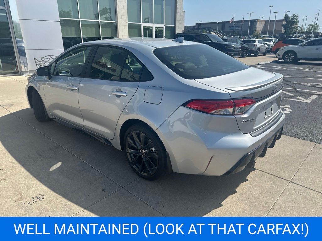 Used 2023 Silver Toyota SE image 2