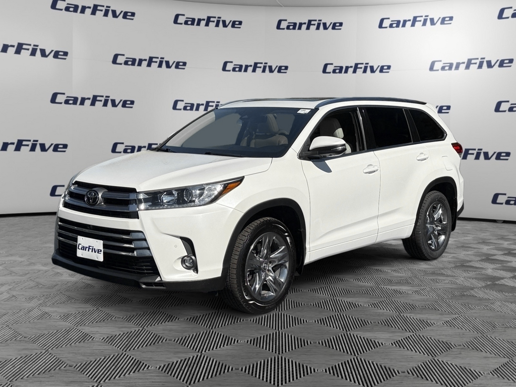 White (Blizzard Pearl) 2019 Toyota Highlander SUV / Crossover All-Wheel Drive 8-Speed Automatic