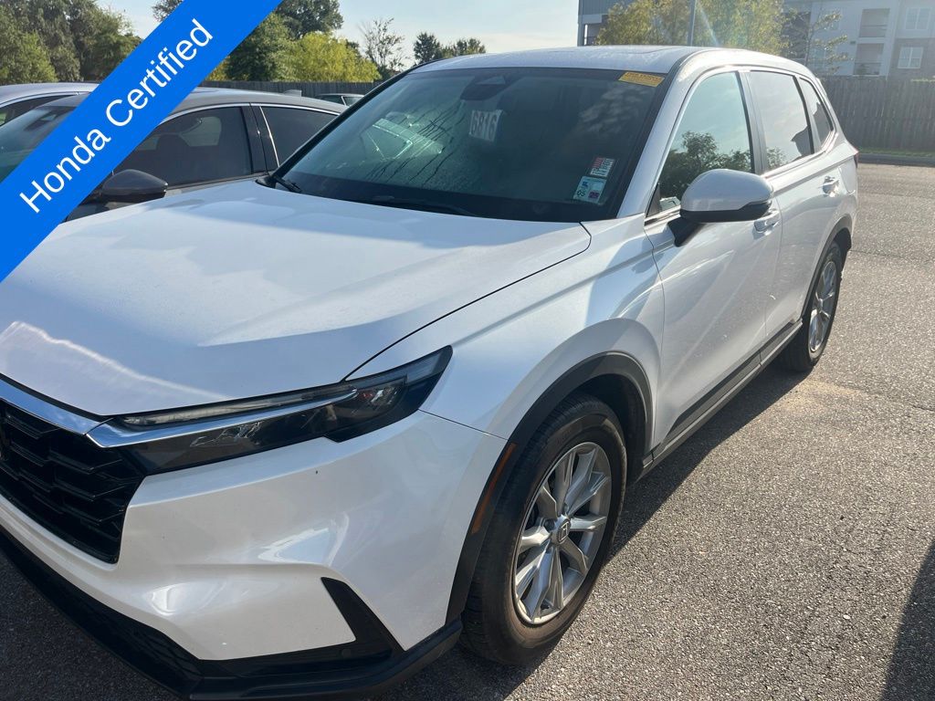 Platinum White Pearl 2024 Honda CR-V SUV / Crossover Front-Wheel Drive Continuously Variable Transmission