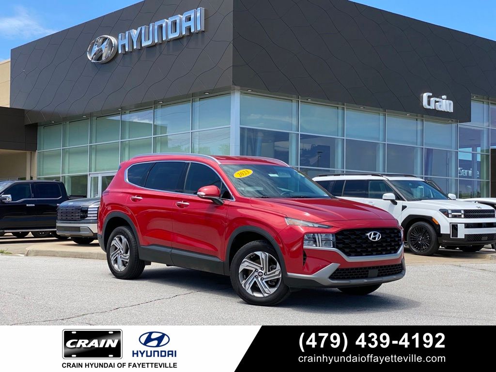 Calypso Red 2023 Hyundai Santa Fe SUV / Crossover All-Wheel Drive 8-Speed Automatic