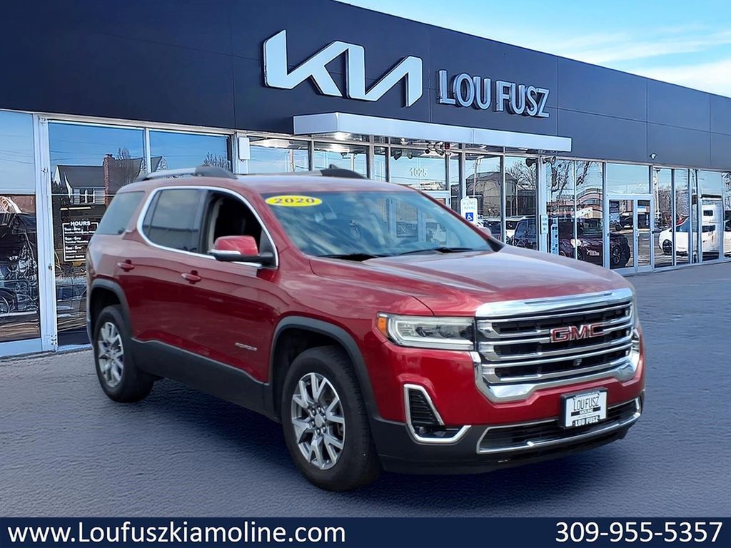 Red Quartz Tintcoat 2020 GMC Acadia SLT AWD SUV / Crossover Four-Wheel Drive 9-Speed Automatic
