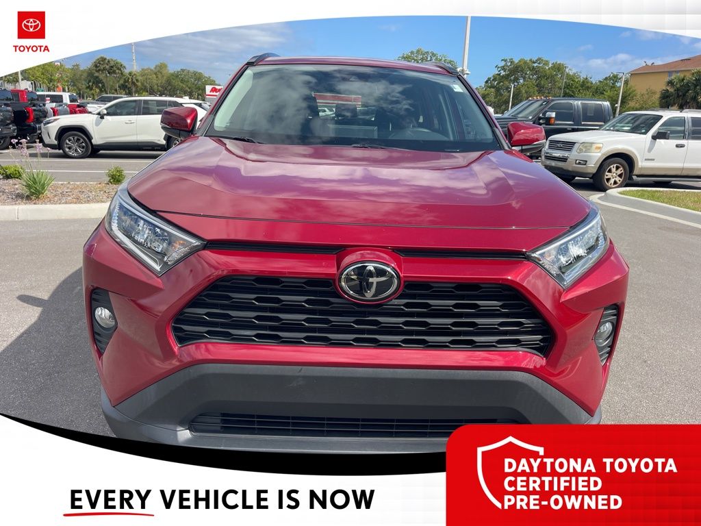 Certified 2020 Toyota RAV4 XLE with VIN 2T3W1RFV3LW069845 for sale in Daytona Beach, FL