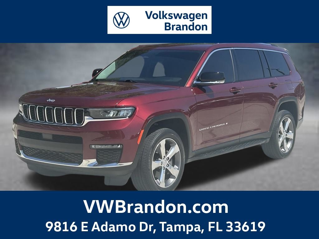 Velvet Red Pearlcoat 2021 Jeep Grand Cherokee L SUV / Crossover Four-Wheel Drive 8-Speed Automatic