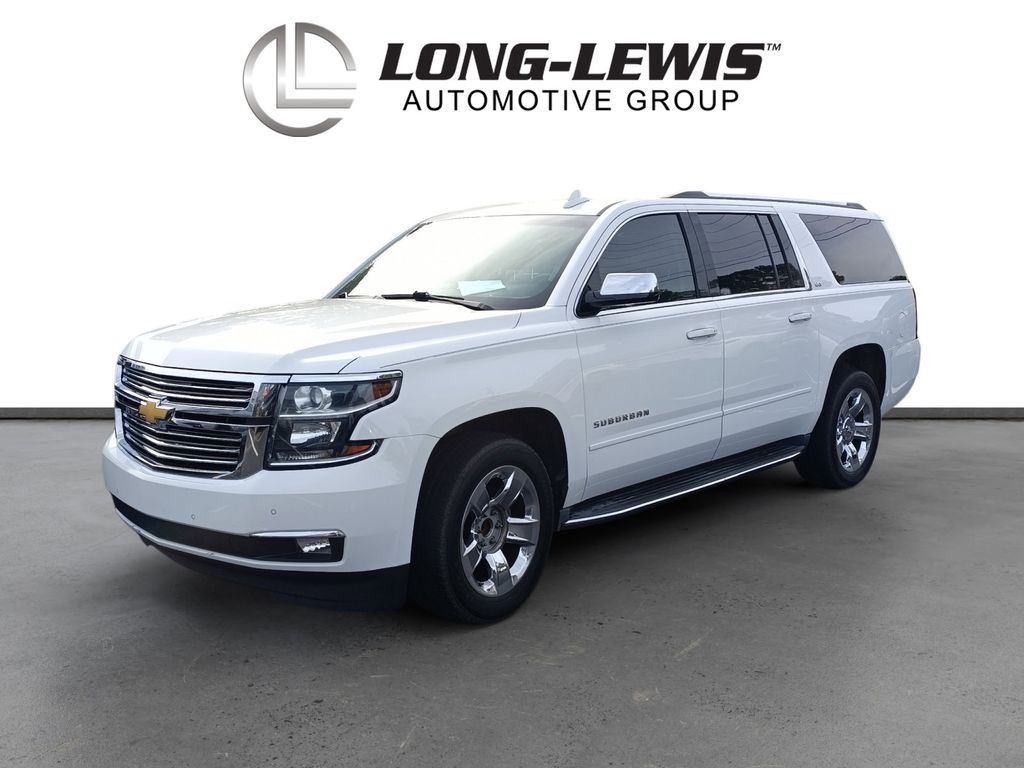 Summit White 2016 Chevrolet Suburban 1500 LTZ RWD SUV / Crossover 4X2 6-Speed Automatic Overdrive