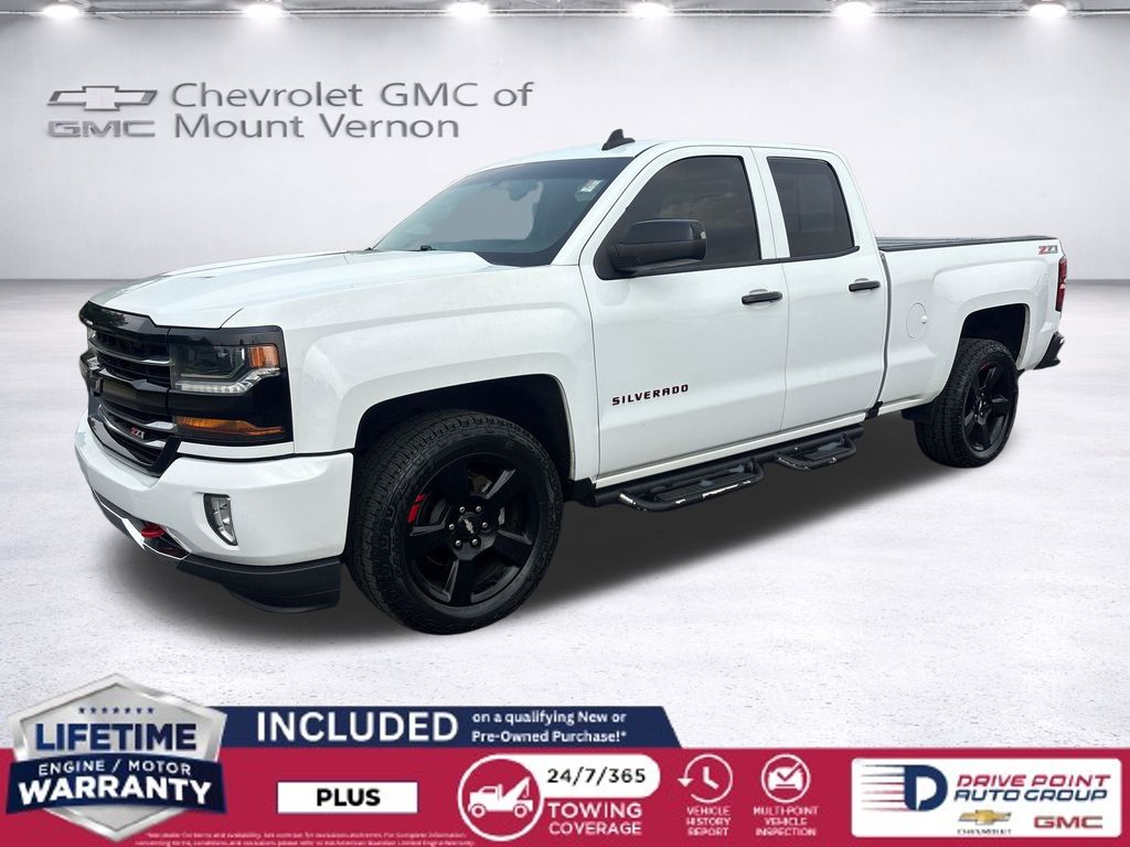 Summit White 2017 Chevrolet Silverado 1500 Pickup Truck Four-Wheel Drive 6-Speed Automatic Overdrive