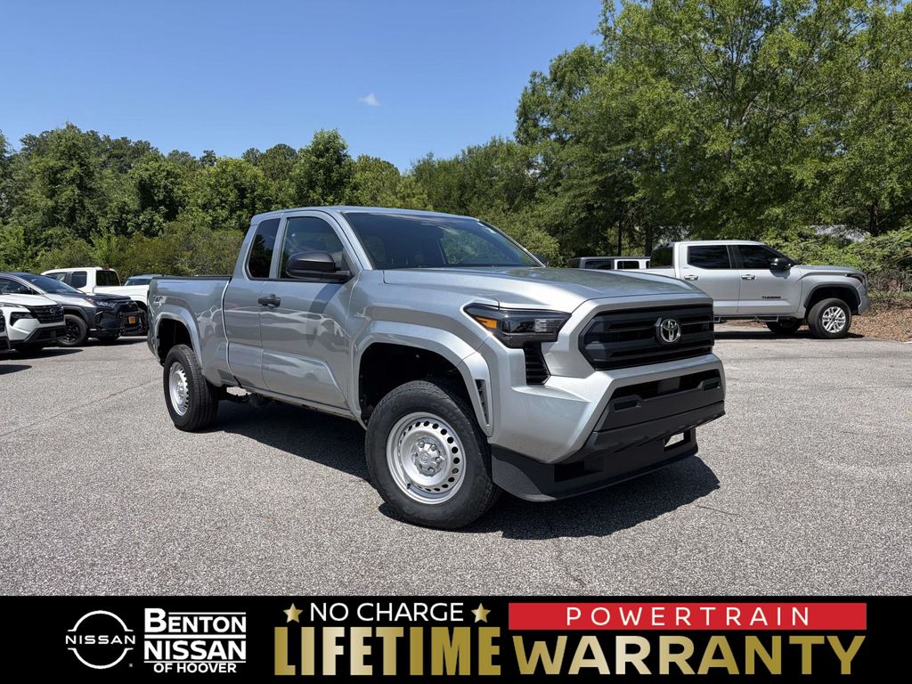 Celestial Silver Metallic 2025 Toyota Tacoma Pickup Truck Four-Wheel Drive 8-Speed Automatic