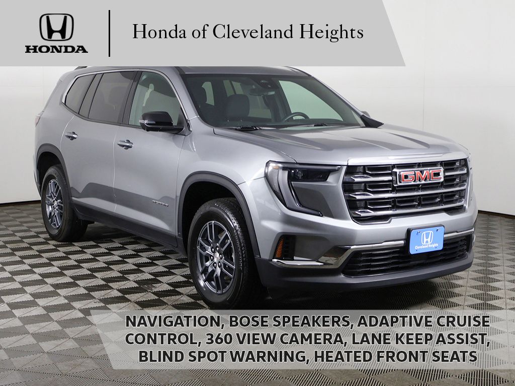 Sterling Metallic 2025 GMC Acadia SUV / Crossover Four-Wheel Drive 8-Speed Automatic