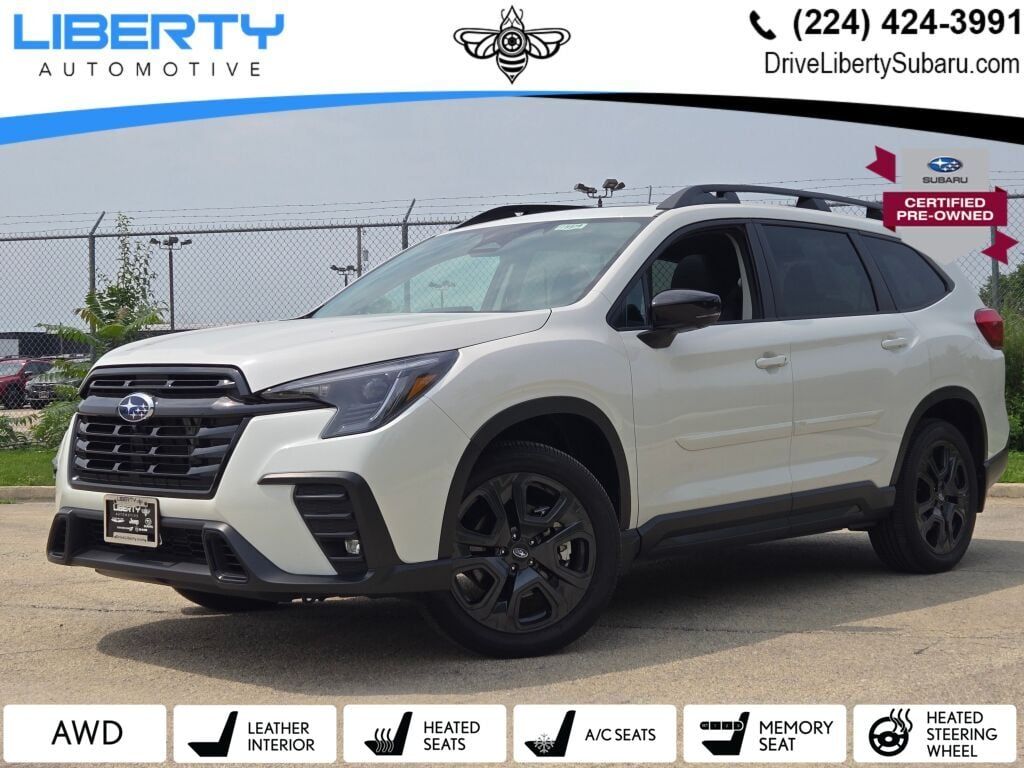 Crystal White Pearl 2025 Subaru Ascent SUV / Crossover All-Wheel Drive Continuously Variable Transmission